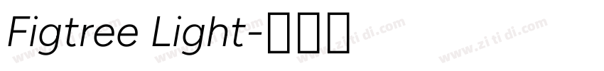 Figtree Light字体转换